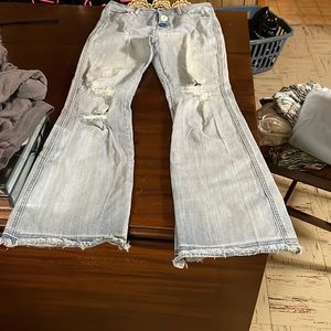 Fashion nova flare leg jeans